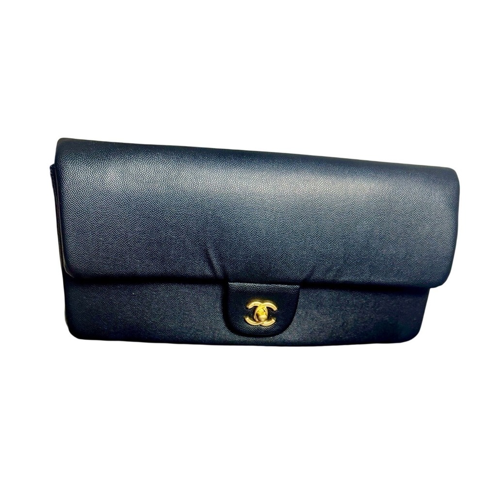 Chanel Black Quilted Leather Wallet On Chain WOC Classic‎ Gold Hardware - Picture 3 of 13